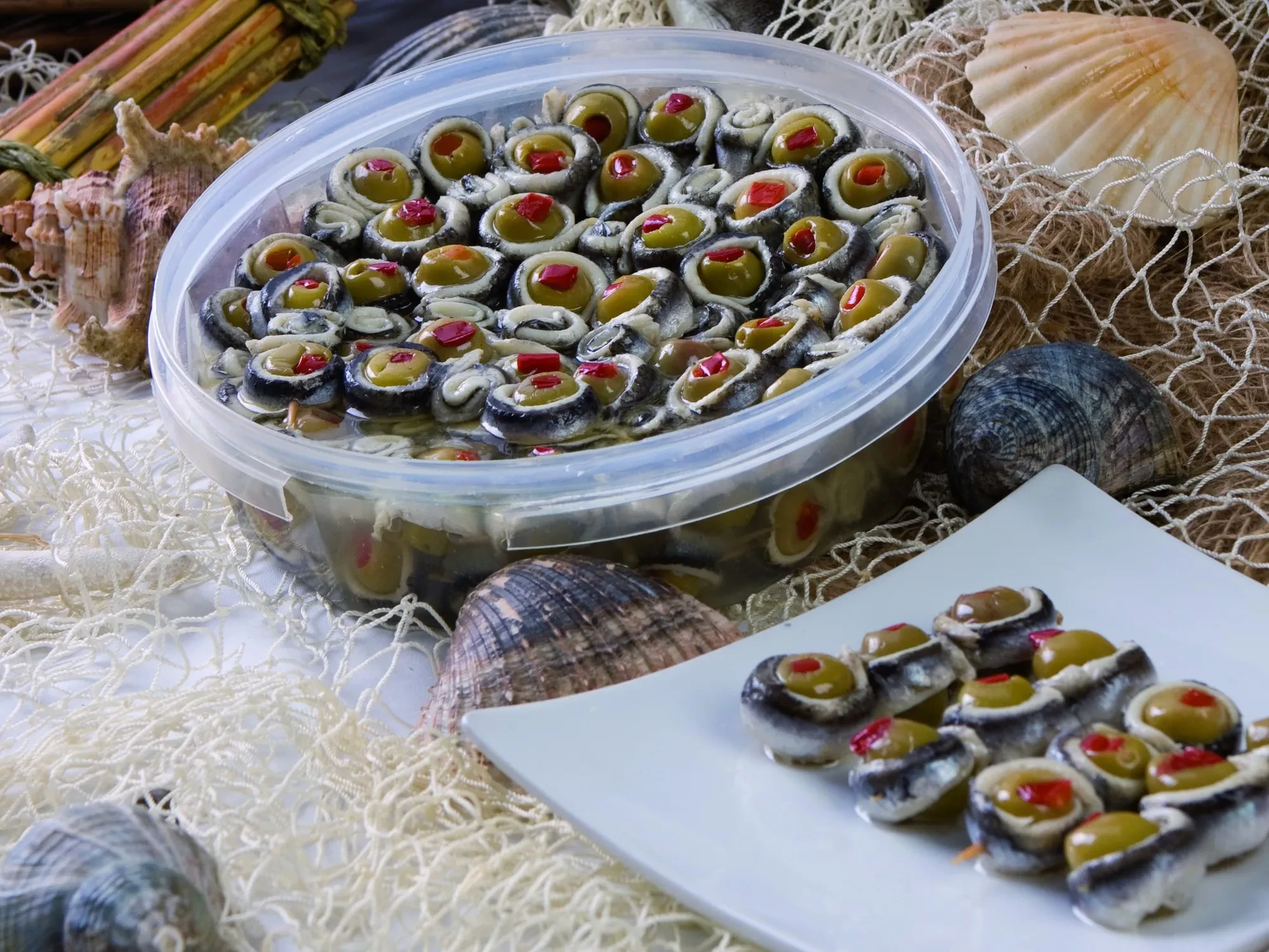 Meat the World - Anchovy Satays with Olives