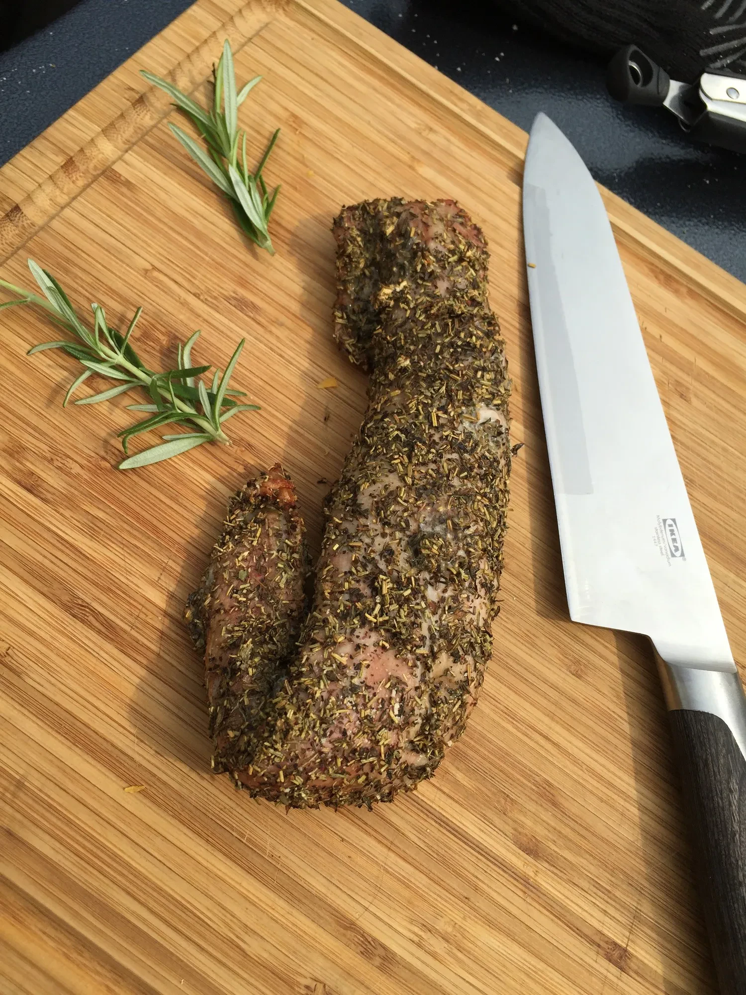 Varkenshaasje met kruidenkorst