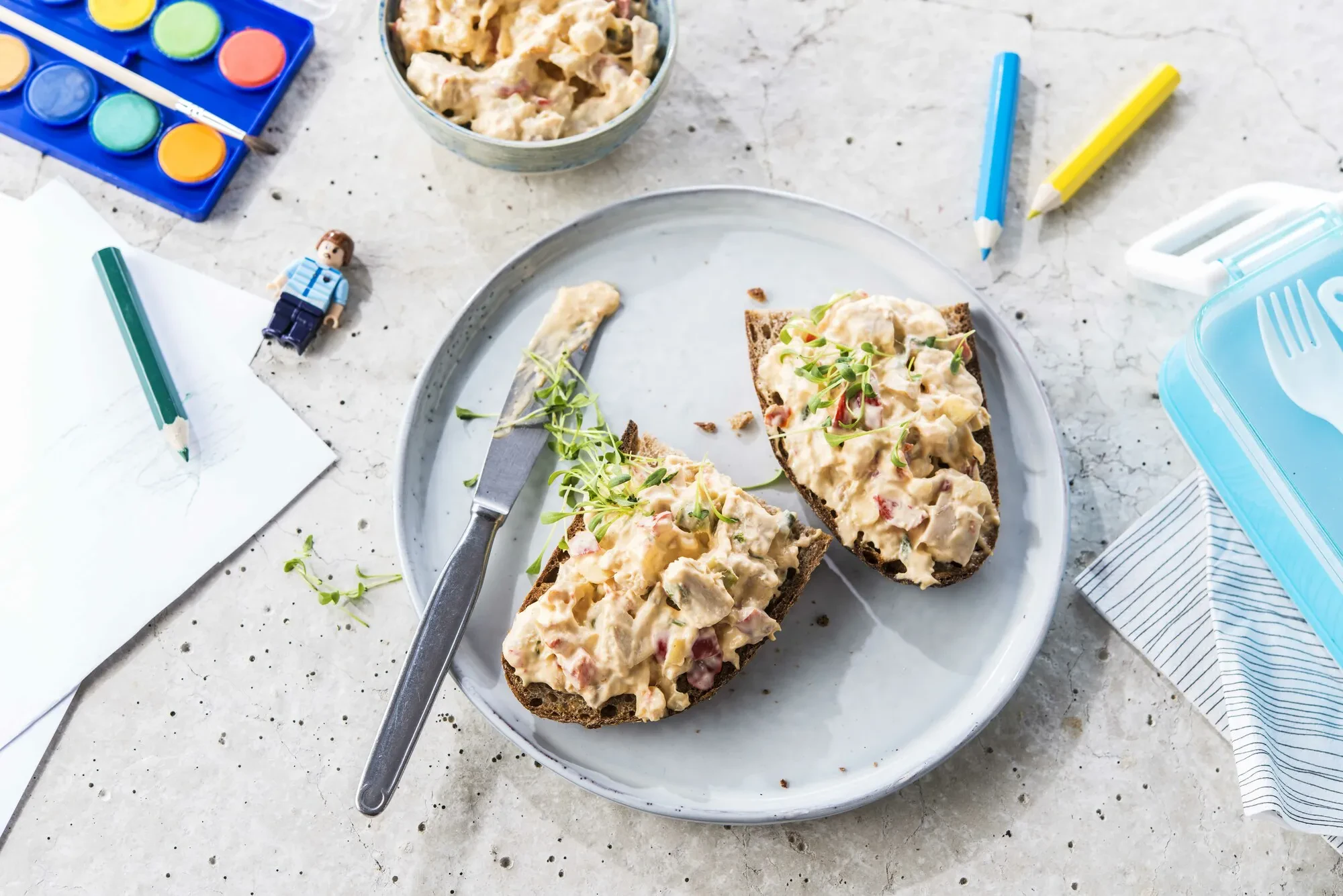 Meat the World - Back to School Salad