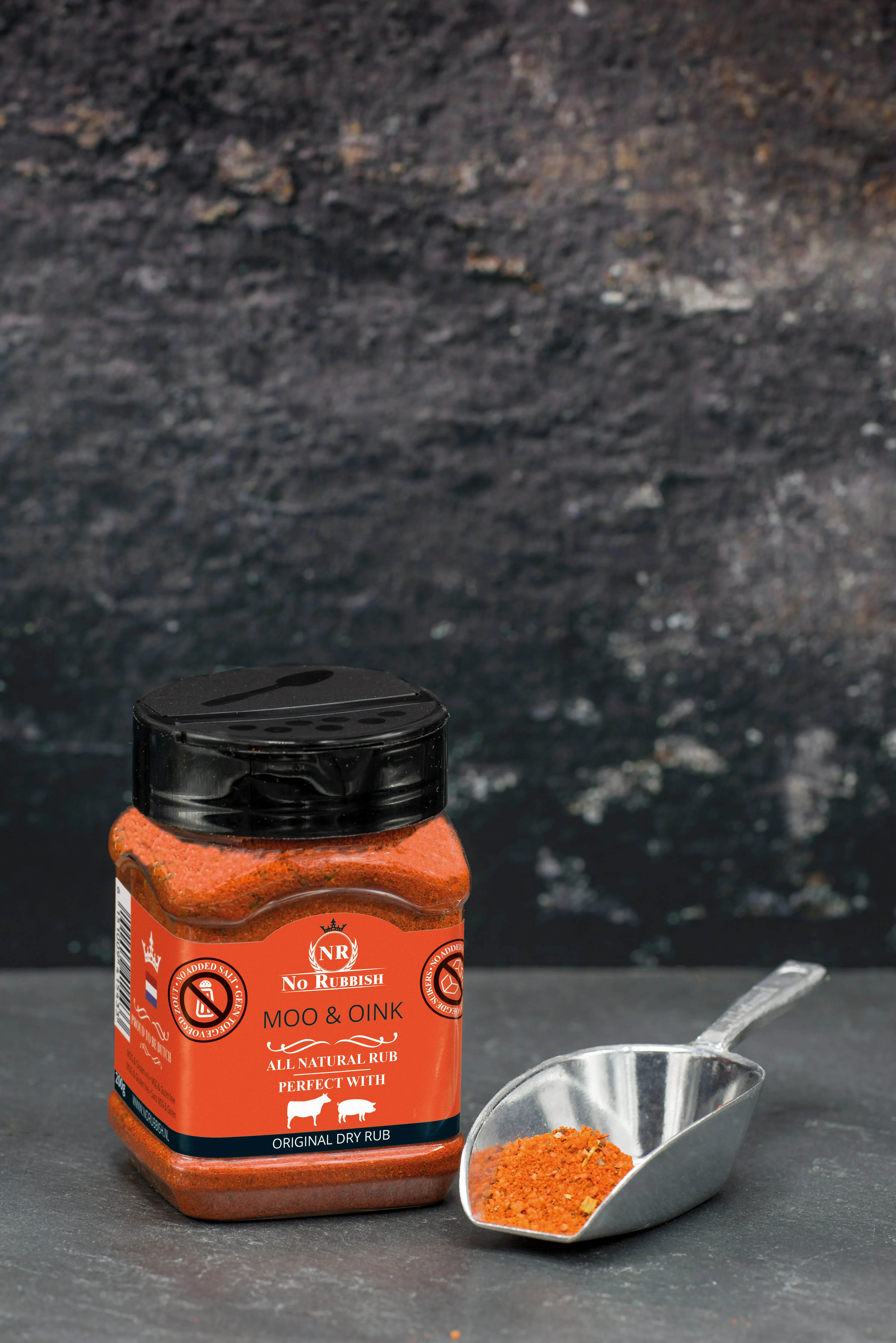 Meat the World - BBQ-Rub : Moo & Oink (no sugar, no salt)   *NEW*