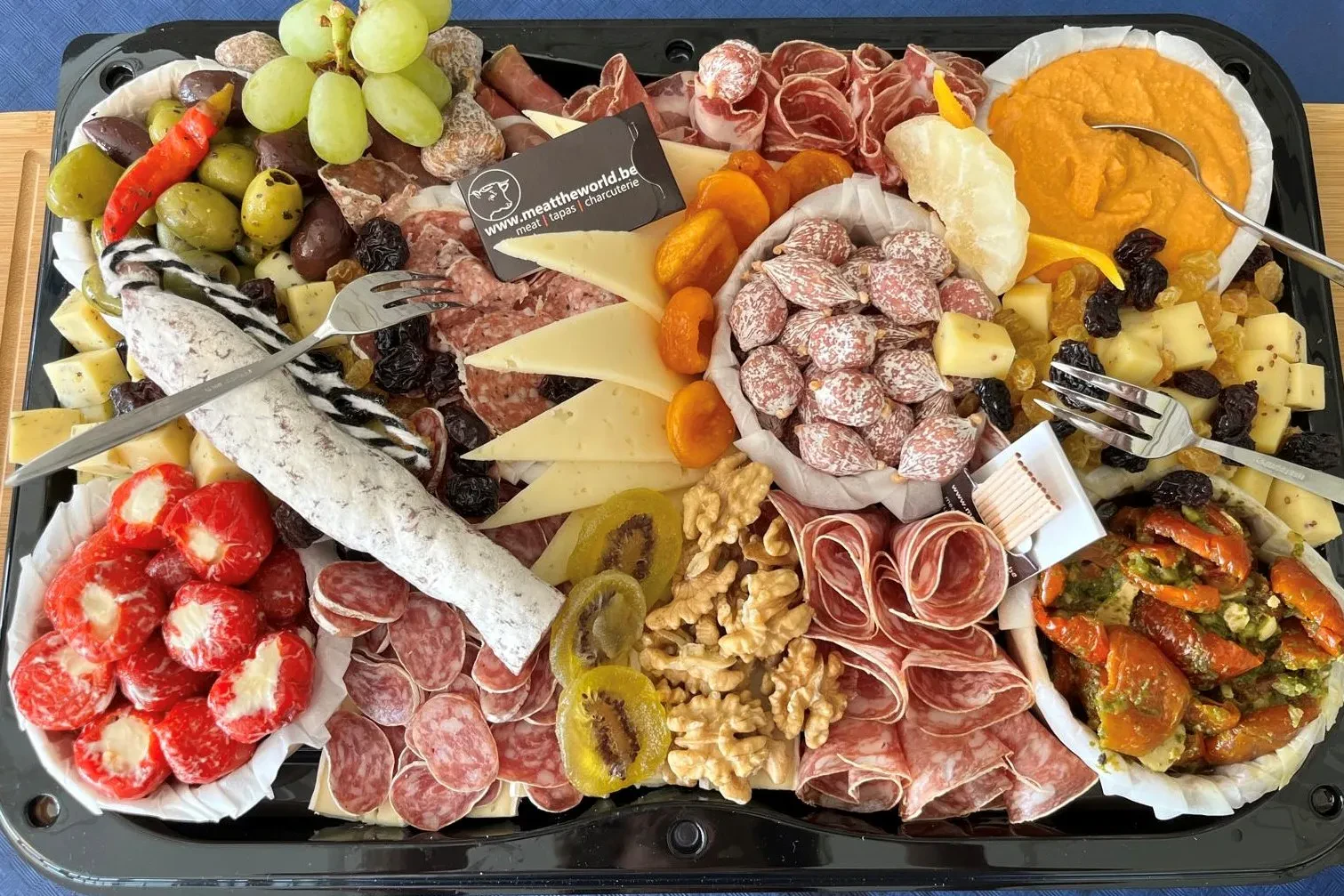 Plateau Tapas avec des Fromages de la Ferme